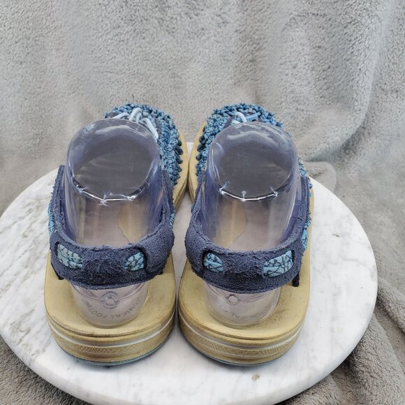 Keen Shoes Womens Size 8.5 Blue Textile Uneek Braided Bungee Shoes *Read* - Picture 5 of 9